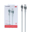 کابل شارژ فست اندروید TwinMax مدل M-17 - طوسی