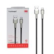 کابل شارژ فست TwinMax Type-C مدل M-24 - مشکی نقره ای