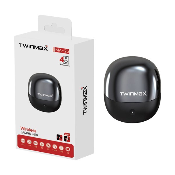 ایرفون بی سیم TwinMax مدل MA-25 ANC -مشکی