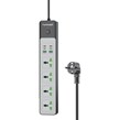 چندراهی برق 4 خانه TwinMax مدل MX-60 65W - مشکی
