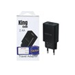 شارژر دیواری فست تک پورت King Cell مدل MB002 - مشکی - ASP (گارانتی شش ماهه آروین)