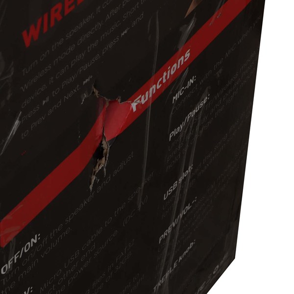 اسپیکر 45W بی سیم BIG SOUND مدل KTS-1762 - مشکی (کارکرده)