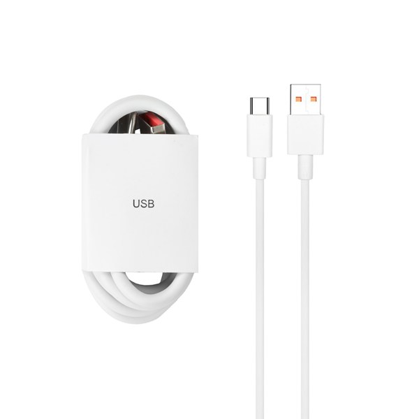 کابل شارژ در صد شمار Xiaomi Type-C مدل 120W - سفید - DST (کارکرده)