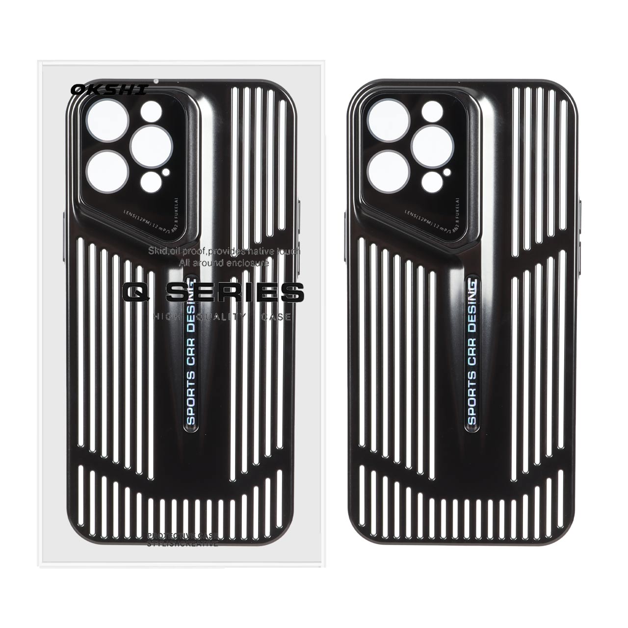 قاب Sports CRR Design مدل Apple iPhone 12 Pro Max - مشکی (پک دار)