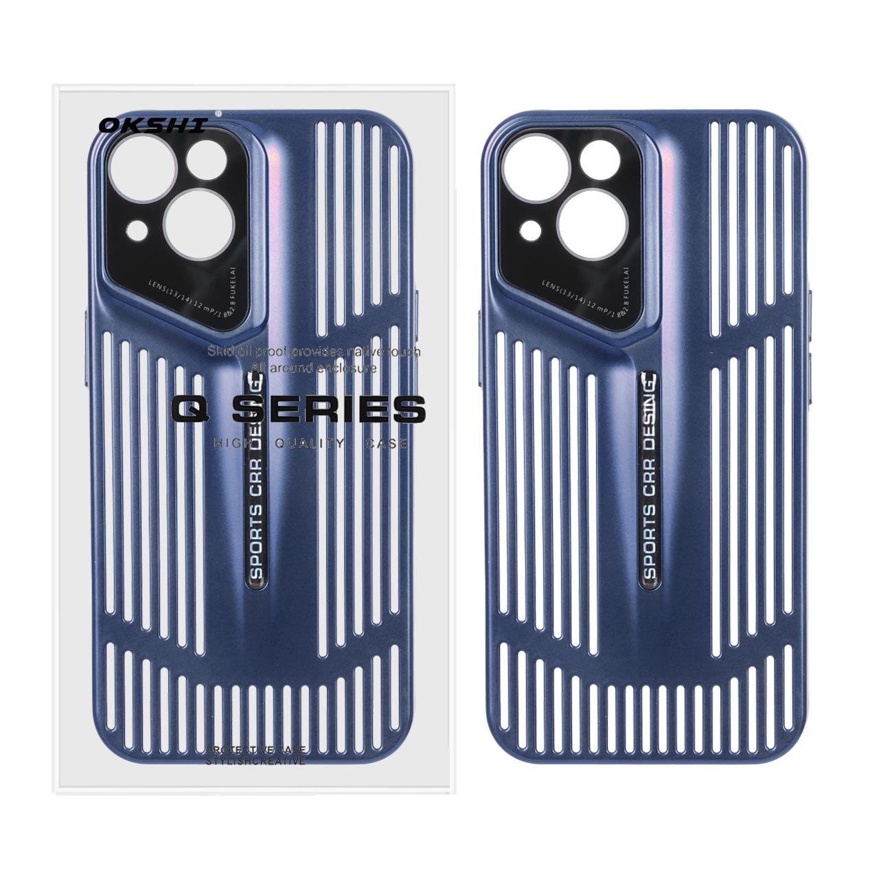 قاب Sports CRR Design مدل Apple iPhone 13 / iPhone 14 - آبی (پک دار)