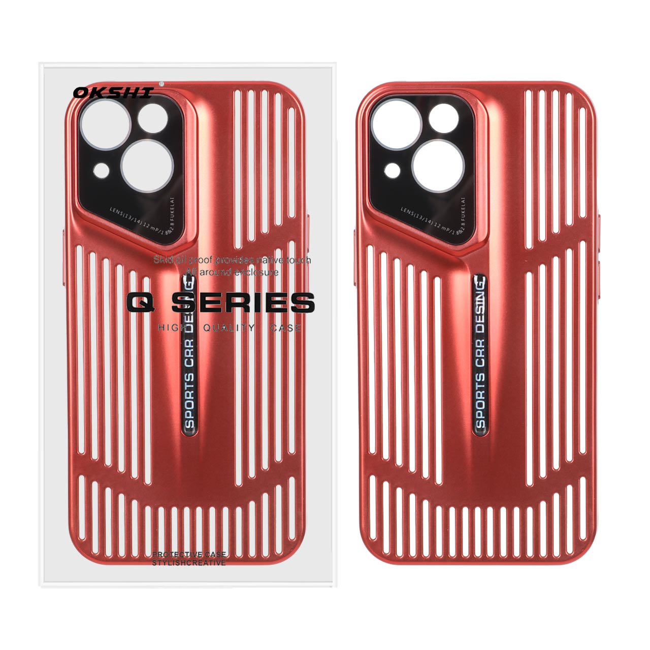 قاب Sports CRR Design مدل Apple iPhone 13 / iPhone 14 - قرمز (پک دار)