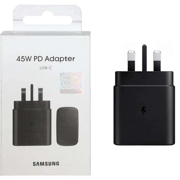 شارژر دیواری سه پین PD و فست تک پورت Samsung مدل EP-TA845 45W - مشکی - MMX