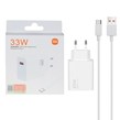 شارژر دیواری فست تک پورت Xiaomi مدل MDY-11-EZ 33W به همراه کابل شارژ Type-C - سفید - MMX (اصل چین)