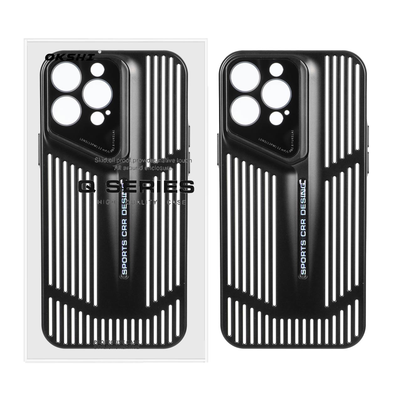 قاب Sports CRR Design مدل Apple iPhone 13 Pro - مشکی (پک دار)