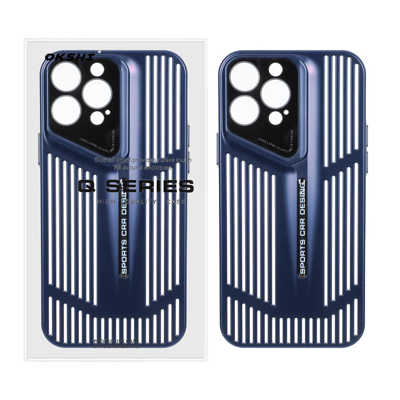 قاب Sports CRR Design مدل Apple iPhone 13 Pro - آبی (پک دار)