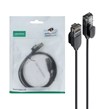 کابل شبکه یک متری UGREEN CAT6A مدل 70332 - مشکی(70332)