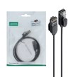 کابل شبکه 2 متری UGREEN CAT6A مدل NW122 - مشکی(70334B)
