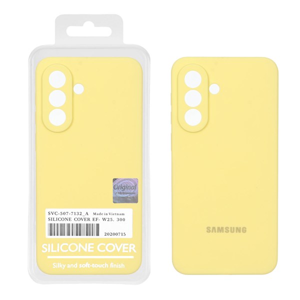 قاب سیلیکونی پاک کنی اورجینال Master Quality مدل Samsung Galaxy A37 - لیمویی (پک دار)
