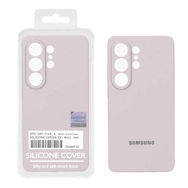 قاب سیلیکونی پاک کنی اورجینال Master Quality مدل Samsung Galaxy S26 Ultra - خاکی (پک دار)