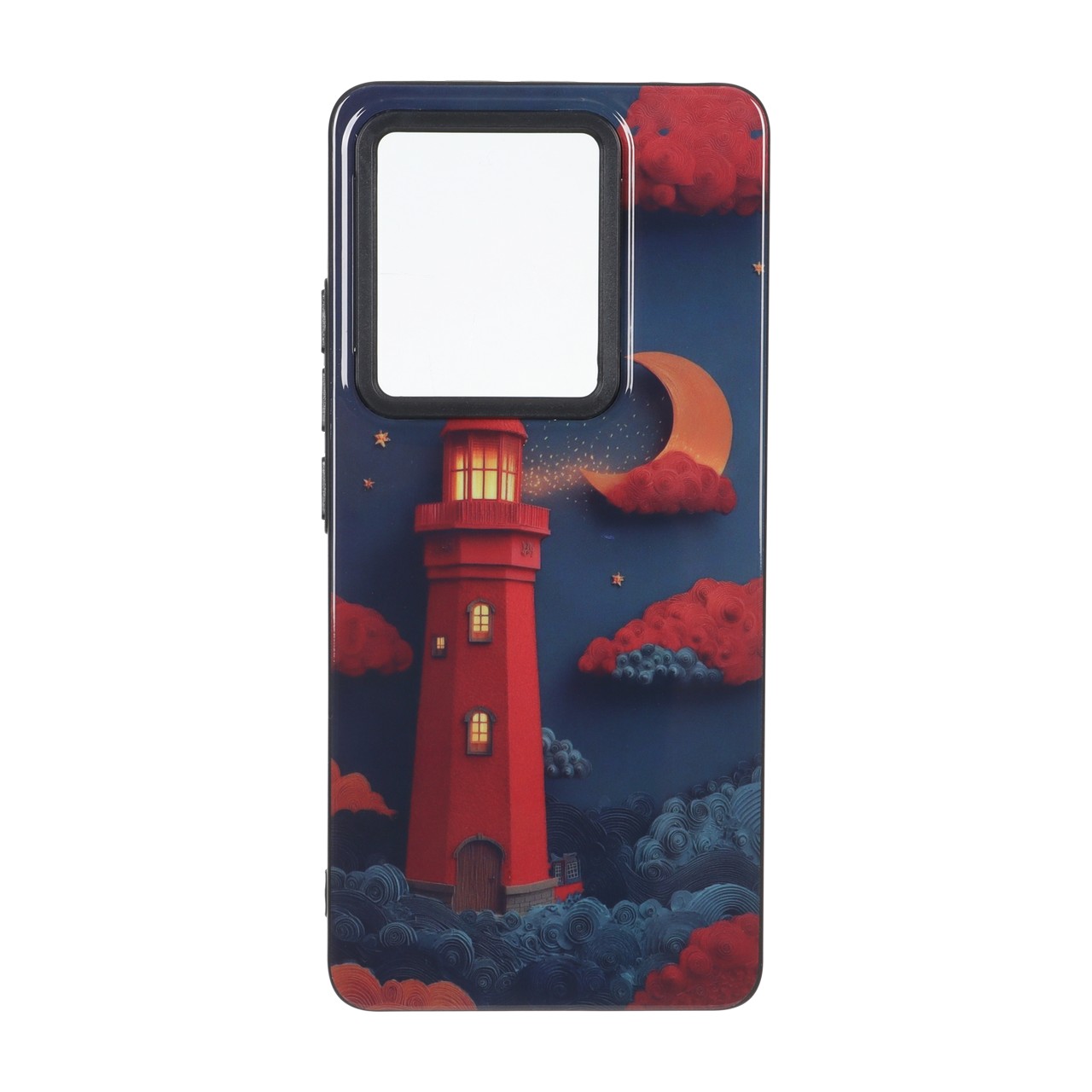 قاب بلک لنز براق طرح دار Xiaomi Redmi Note 14S / Note 13 Pro 4G / Poco M6 Pro 4G - کد 40