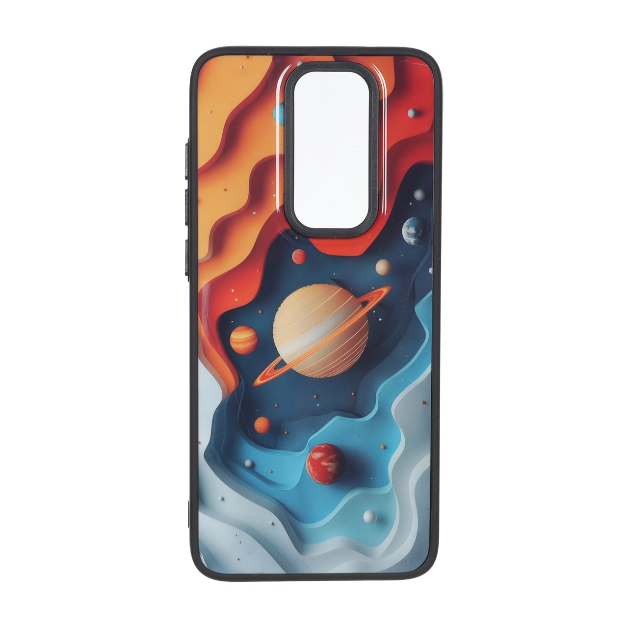 قاب بلک لنز براق طرح دار Xiaomi Redmi Note 8 Pro - کد 353