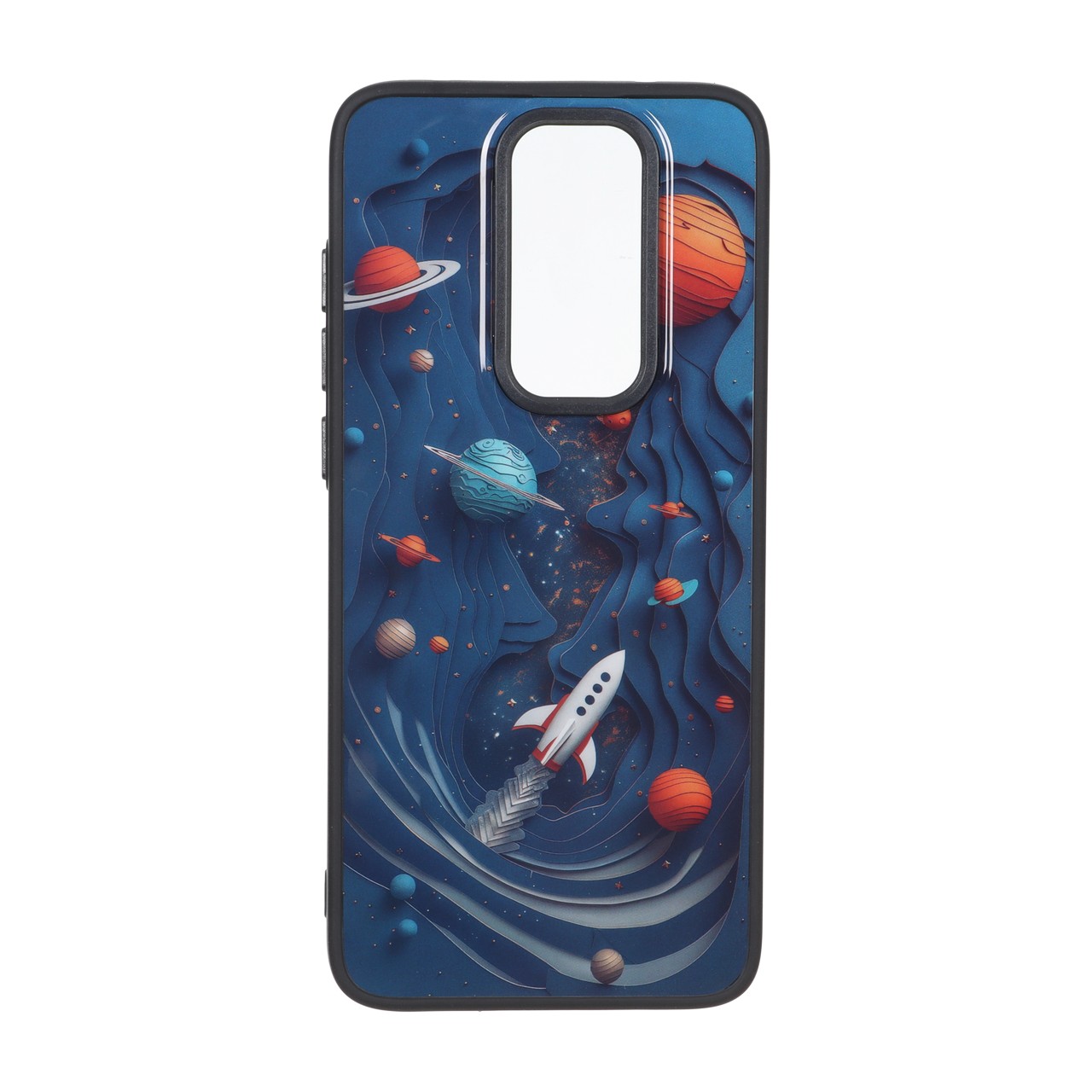 قاب بلک لنز براق طرح دار Xiaomi Redmi Note 8 Pro - کد 355