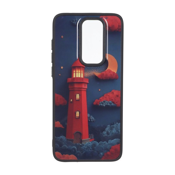قاب بلک لنز براق طرح دار Xiaomi Redmi Note 8 Pro - کد 358