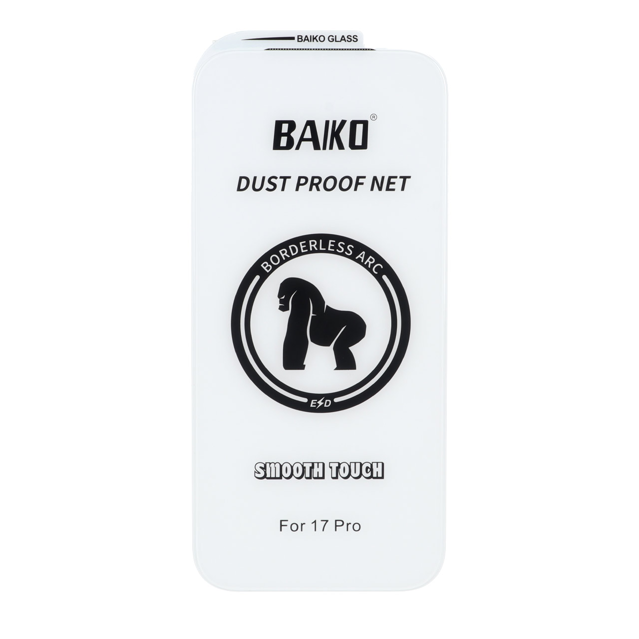 محافظ صفحه نمایش شیشه ای اورجینال Baiko بدون حاشیه Apple iPhone 17 Pro