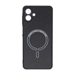 قاب کربنی طرح Magnetic محافظ لنزدار Samsung Galaxy A07 - مشکی