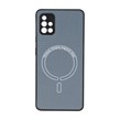 قاب کربنی طرح Magnetic محافظ لنزدار Samsung Galaxy A51 / M40s - خاکستری