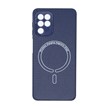 قاب کربنی طرح Magnetic محافظ لنزدار Samsung Galaxy A22 4G / M22 / M32 4G / F22 - سرمه ای