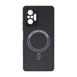 قاب کربنی طرح Magnetic محافظ لنزدار Xiaomi Redmi Note 10 Pro 4G / Redmi Note 10 Pro Max - مشکی