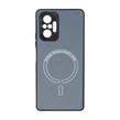 قاب کربنی طرح Magnetic محافظ لنزدار Xiaomi Redmi Note 10 Pro 4G / Redmi Note 10 Pro Max - خاکستری