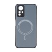 قاب کربنی طرح Magnetic محافظ لنزدار Xiaomi Redmi Note 12S - خاکستری