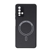 قاب کربنی طرح Magnetic محافظ لنزدار Xiaomi Redmi Note 9 / Redmi 10X 5G / Redmi 10X Pro 5G - مشکی
