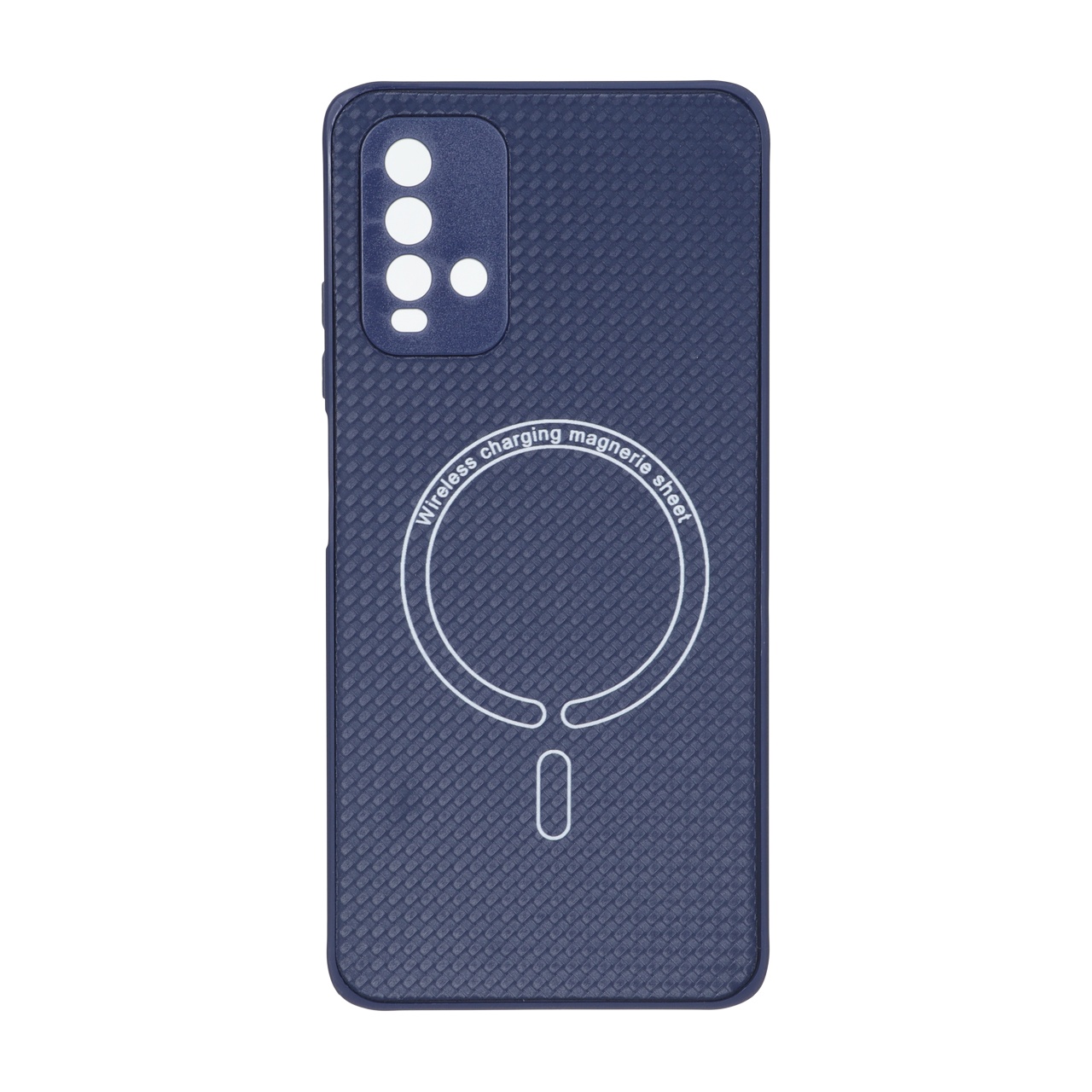 قاب کربنی طرح Magnetic محافظ لنزدار Xiaomi Redmi Note 9 / Redmi 10X 5G / Redmi 10X Pro 5G - سرمه ای