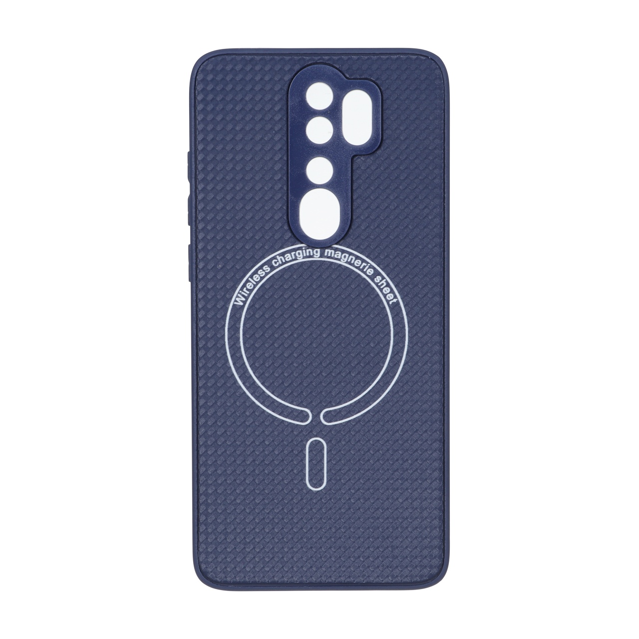 قاب کربنی طرح Magnetic محافظ لنزدار Xiaomi Redmi Note 8 Pro - سرمه ای