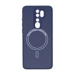 قاب کربنی طرح Magnetic محافظ لنزدار Xiaomi Redmi Note 8 Pro - سرمه ای