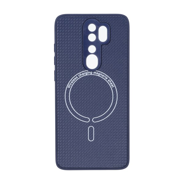 قاب کربنی طرح Magnetic محافظ لنزدار Xiaomi Redmi Note 8 Pro - سرمه ای