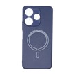 قاب کربنی طرح Magnetic محافظ لنزدار Xiaomi Redmi 13X / Redmi 13 4G / Poco M6 4G - سرمه ای