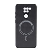 قاب کربنی طرح Magnetic محافظ لنزدار Xiaomi Redmi Note 9T / Note 9 5G - مشکی