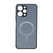 قاب کربنی طرح Magnetic محافظ لنزدار Xiaomi Redmi 12 / Poco M6 Pro 5G - خاکستری