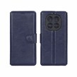 کیف موبایل چرمی مگنتی محافظ لنزدار Xiaomi Redmi Note 15 - سرمه ای