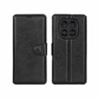 کیف موبایل چرمی مگنتی محافظ لنزدار Xiaomi Redmi Note 15 - مشکی
