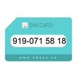 919-0715818 سیم کارت رند بدون پوکه