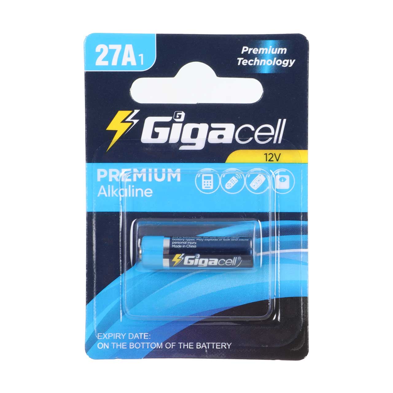باتری ریموت کنترل GigaCell مدل Alkaline 27A
