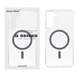 قاب اورجینال Magic Mask پشت سخت شفاف MagSafe دور ژله ای Samsung Galaxy S21 FE - خاکستری (پک دار)