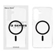 قاب اورجینال Magic Mask پشت سخت شفاف MagSafe دور ژله ای Samsung Galaxy S25 FE - مشکی (پک دار)