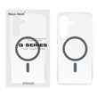 قاب اورجینال Magic Mask پشت سخت شفاف MagSafe دور ژله ای Samsung Galaxy S25 FE - خاکستری (پک دار)