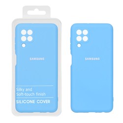 قاب نیو سیلیکون محافظ لنزدار RFF مدل Samsung Galaxy A22 4G / M22 / M32 4G / F22 - آبی (پک دار)