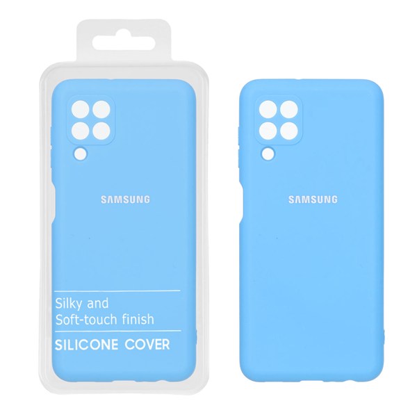 قاب نیو سیلیکون محافظ لنزدار RFF مدل Samsung Galaxy A22 4G / M22 / M32 4G / F22 - آبی (پک دار)