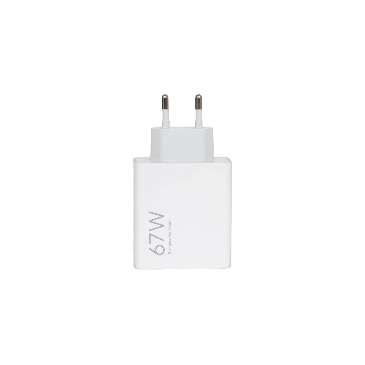 شارژر دیواری فست تک پورت Xiaomi مدل MDY-12-EH 67W - سفید (بدون پک)