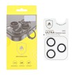 محافظ لنز رینگی اورجینال Ultra Camera Lens شابلون دار Apple iPhone 17 Pro Max / iPhone 17 Pro - نقره ای (پک دار)