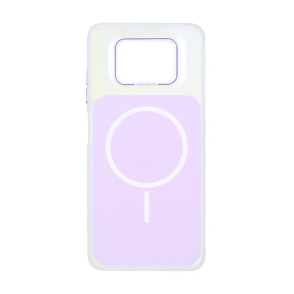 قاب هولوگرامی Funnyrich مستطیلی طرح مگ سیف Xiaomi Poco X3 / Poco X3 Pro / Poco X3 NFC - یاسی