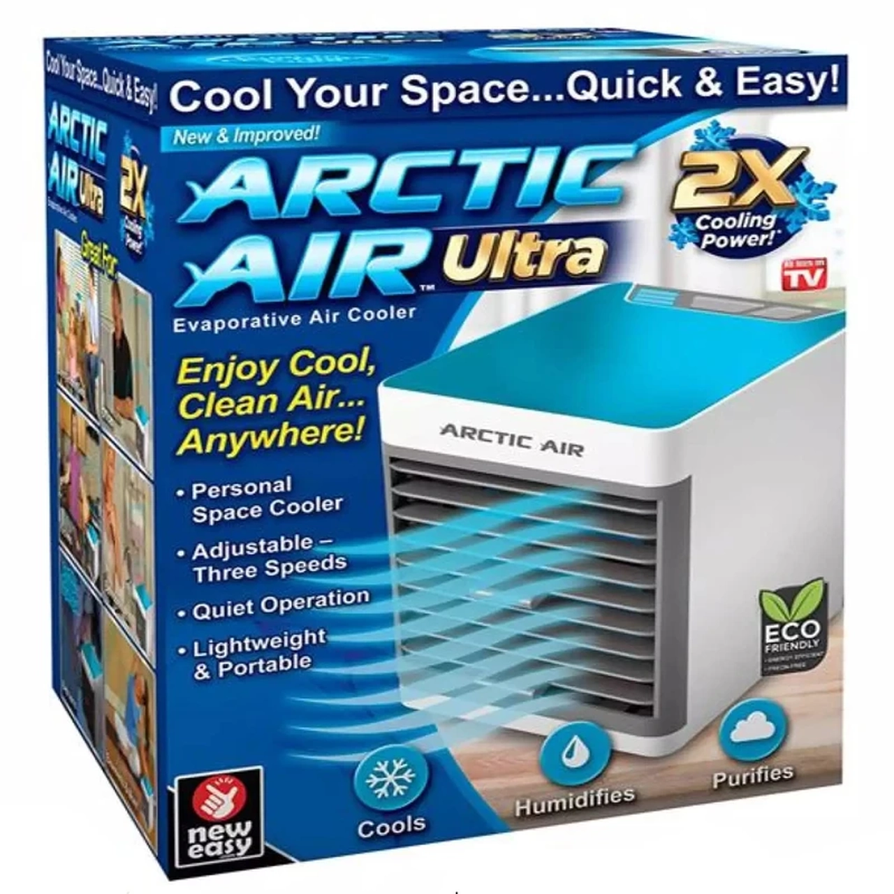 کولر رومیزی مه پاش Arctic Air - سفید (کارکرده)